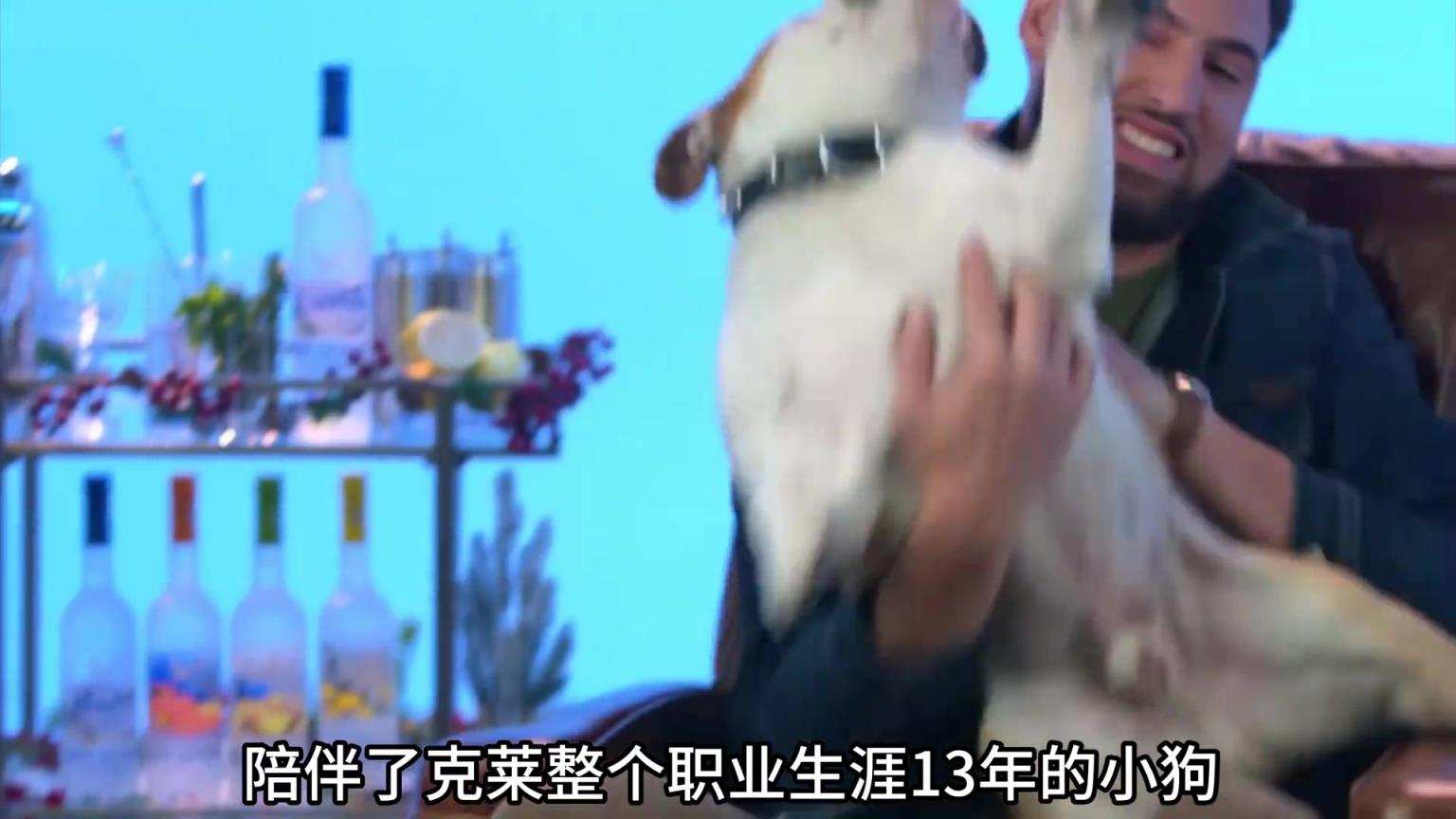 陪伴克萊13年的小狗去世了，不敢相信克萊得多么傷心